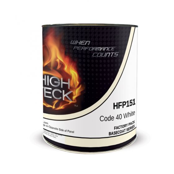 White GM WA-8554 Basecoat Paint, Quart, High Teck HFP151 -HFP151-4---Eagle National Supply