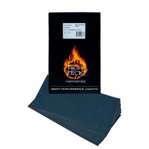 1000 Grit 5.5x9 in Waterproof Sanding Sheet, 50 pk, High Teck - HSWD1000P - Eagle National Supply