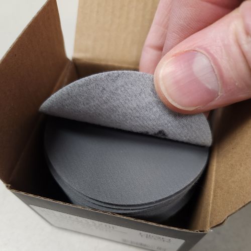 3 Inch 40 Grit Gray Film Velcro Sanding Disc, 50 pk, High Teck - DAG3040 - Eagle National Supply
