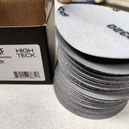 3 Inch 40 Grit Gray Film Velcro Sanding Disc, 50 pk, High Teck - DAG3040 - Eagle National Supply