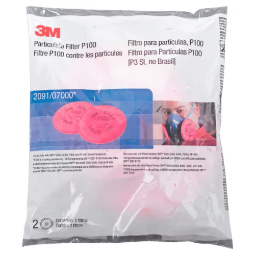 3M 07000 2091 Pink Particulate Filter, Pack of 2 - 7000 - Eagle National Supply