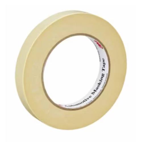 3M 6545 3/4" Tan Automotive Masking Tape, Case of 48 Rolls -6545---Eagle National Supply