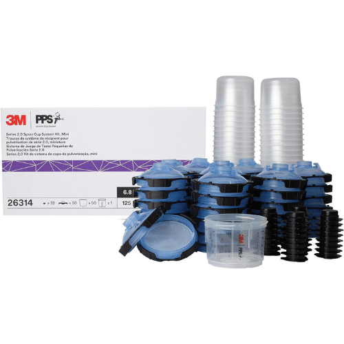 3M™ PPS™ 2.0 6.8 oz Mini Lid and Liner Kit, 26314, 125 Micron Filter - 26314 - Eagle National Supply