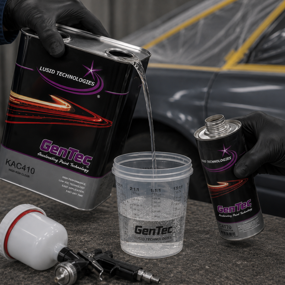 GenTec KAC410G Kick Ass Clear and Activator Kit, 1 gal