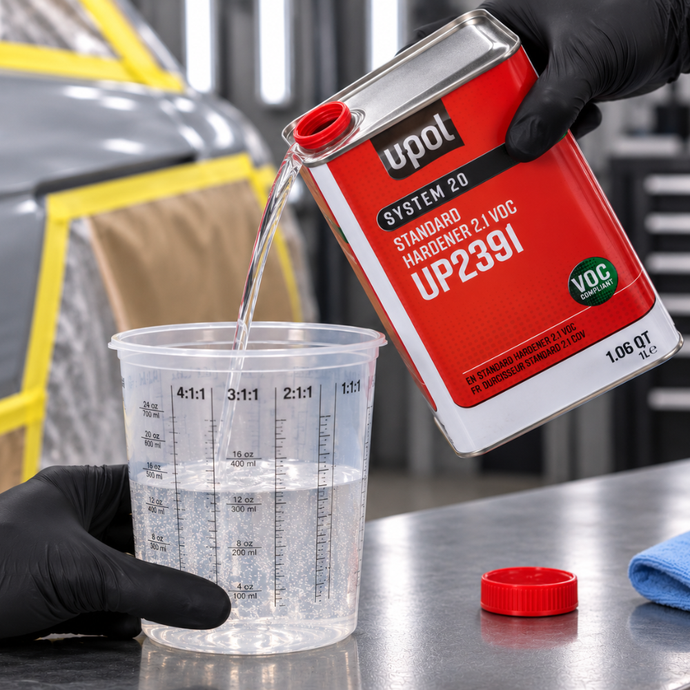U-POL SYSTEM 20 UP2391 Standard Hardener, 1 L