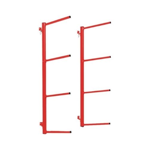 ATD 6578 Wall Mounted Bumper Rack, 4-Bumper Capacity