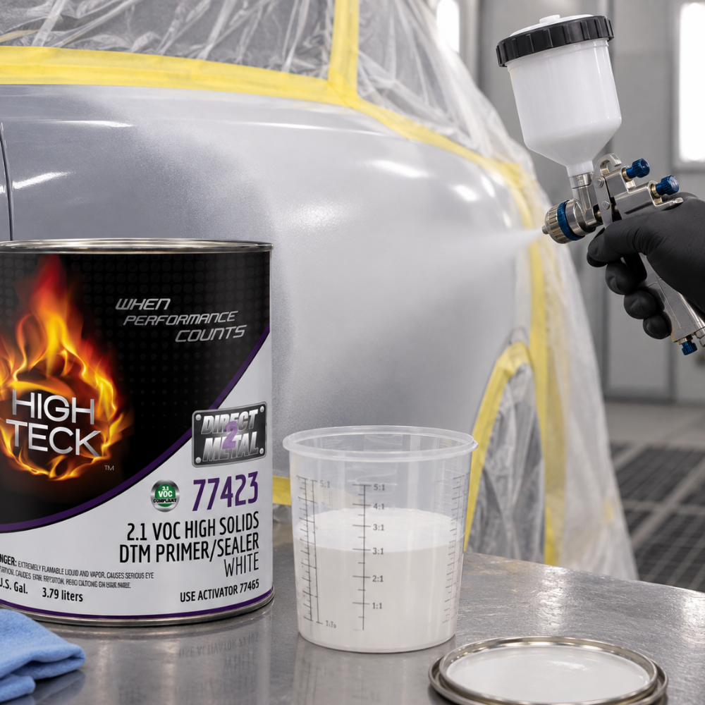 High Teck 77423 White 2K DTM Primer/Sealer, Gallon