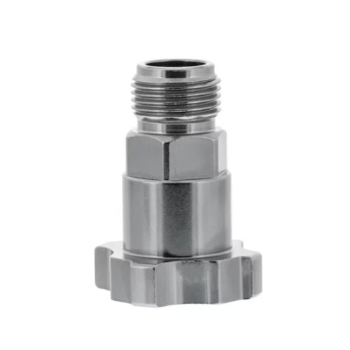 CTW CSA - 2 Stainless Steel Paint Cup Adapter with Male Threads - CSA - 2 - Eagle National Supply