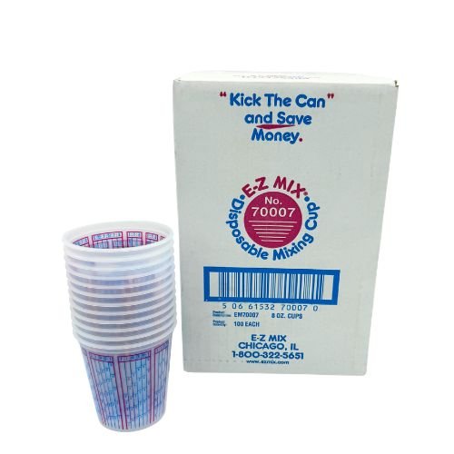 E-Z Mix® 70007 1/2 Pt Disposable Mixing Cup, Box of 100