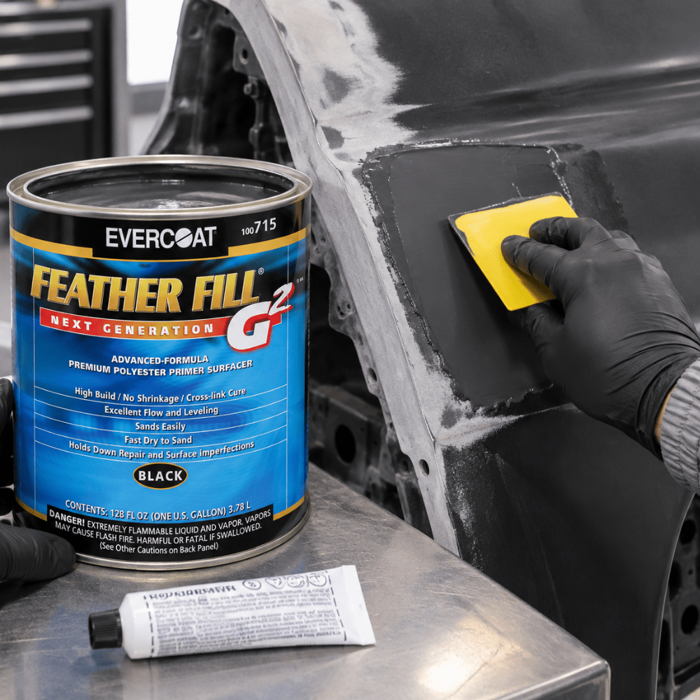 EVERCOAT 100715 FEATHER FILL Black Polyester Primer Surfacer | 1 gal