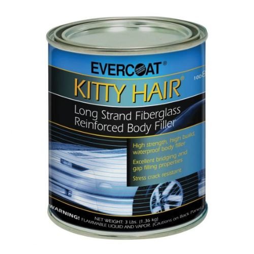 EVERCOAT 100868 KITTY HAIR  Long Strand Fiberglass Reinforced Body Filler, 1 qt Can