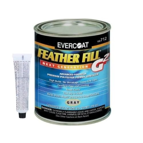 EVERCOAT® FEATHER FILL G2 100712 Polyester Primer Surfacer, 1 Qt - 712 - Eagle National Supply