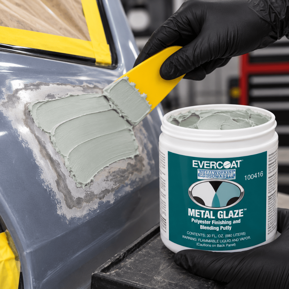 EVERCOAT METAL GLAZE 416 Polyester Finishing Putty, 30 oz Pump