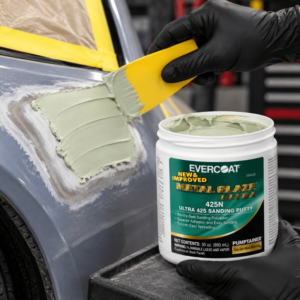 EVERCOAT METAL GLAZE Ultra 425 Sanding Putty, 30 oz Pumptainer