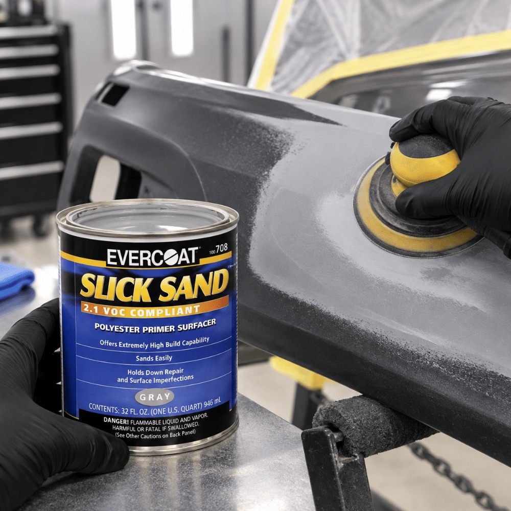 EVERCOAT SLICK SAND 100708 Extra High-Build Primer Surfacer, Qt