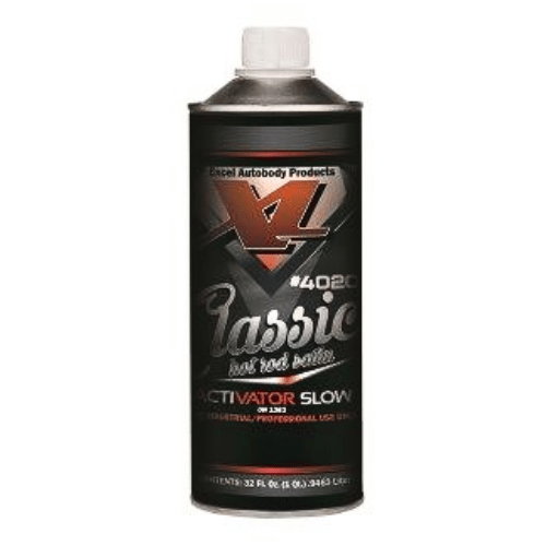Excel 40204 Hot Rod Satin Black Slow Activator, Quart