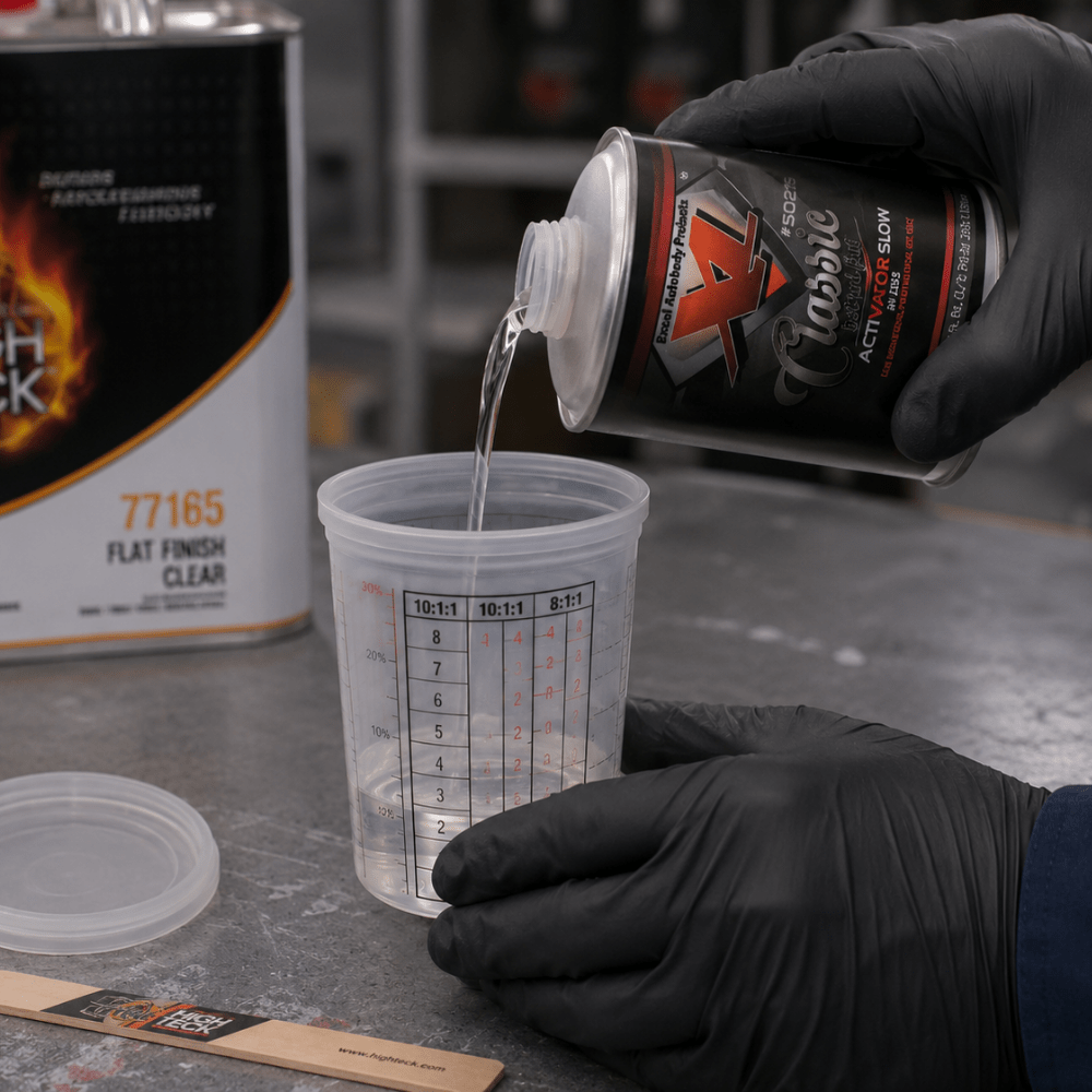 Excel 50216 Hot Rod Flat Black Slow Activator, 8 oz