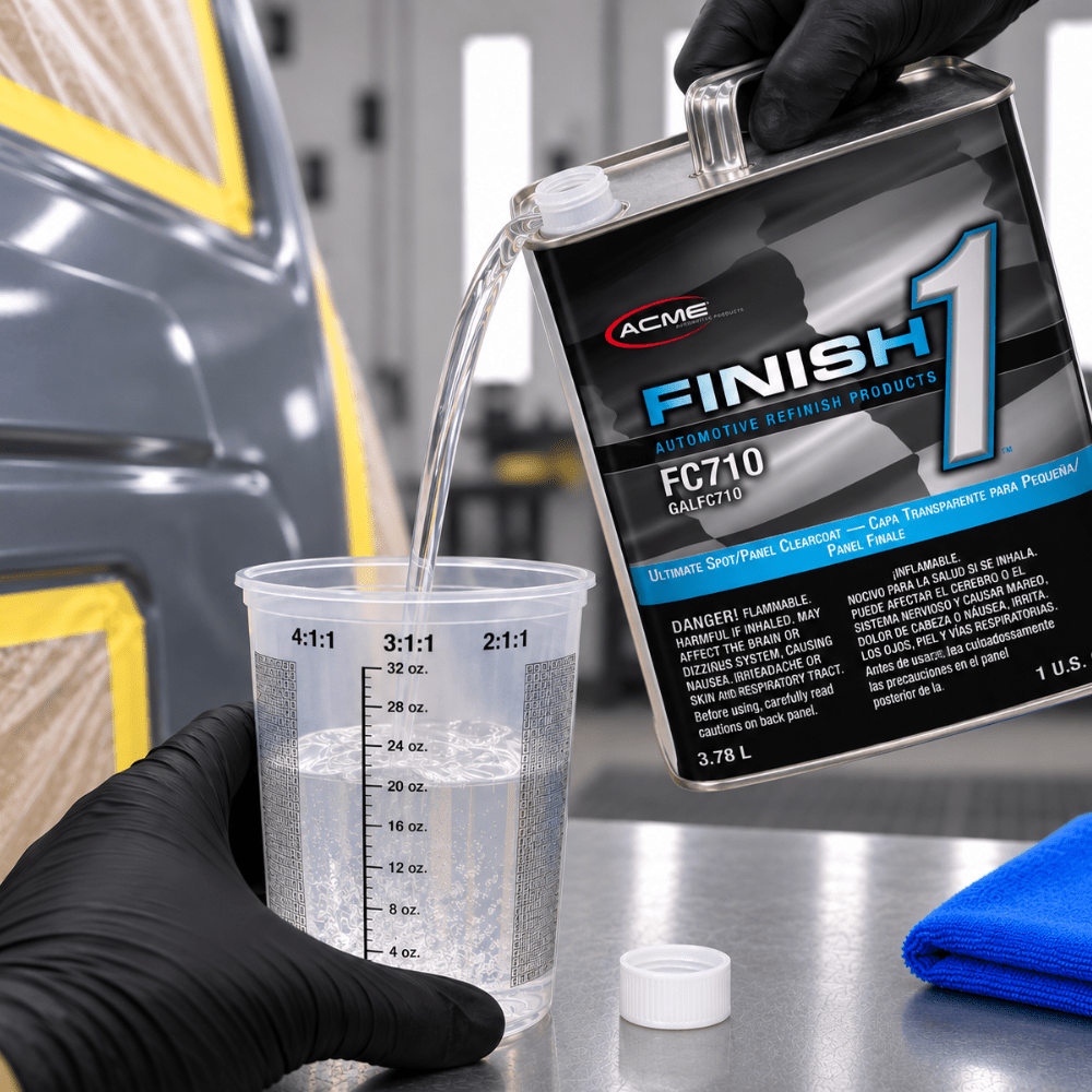 Finish 1 Acme FC710 Spot/Panel Clearcoat, 1 Gal