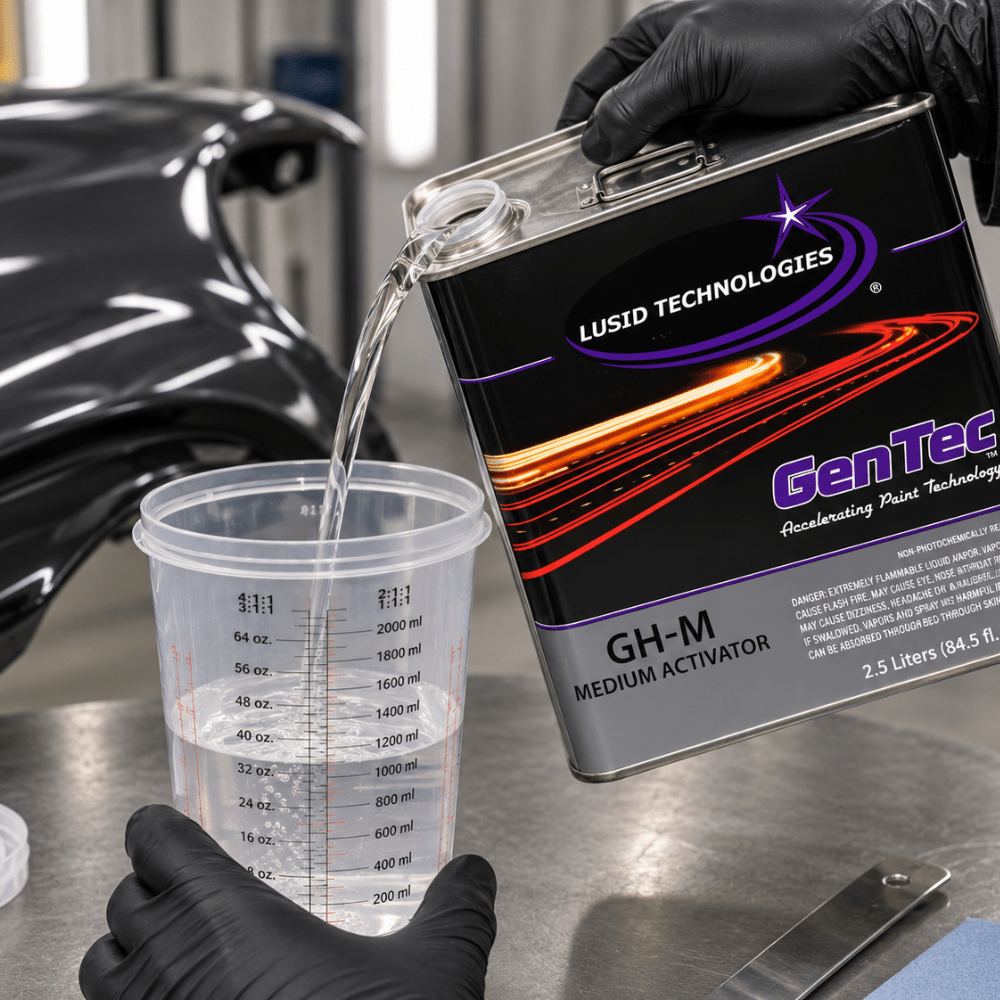 GenTec GHM25L Medium Activator for GTC450 Clearcoat, 2.5 L
