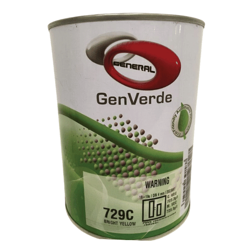 GenVerde 729C Bright Yellow Basecoat Toner I 1 Liter