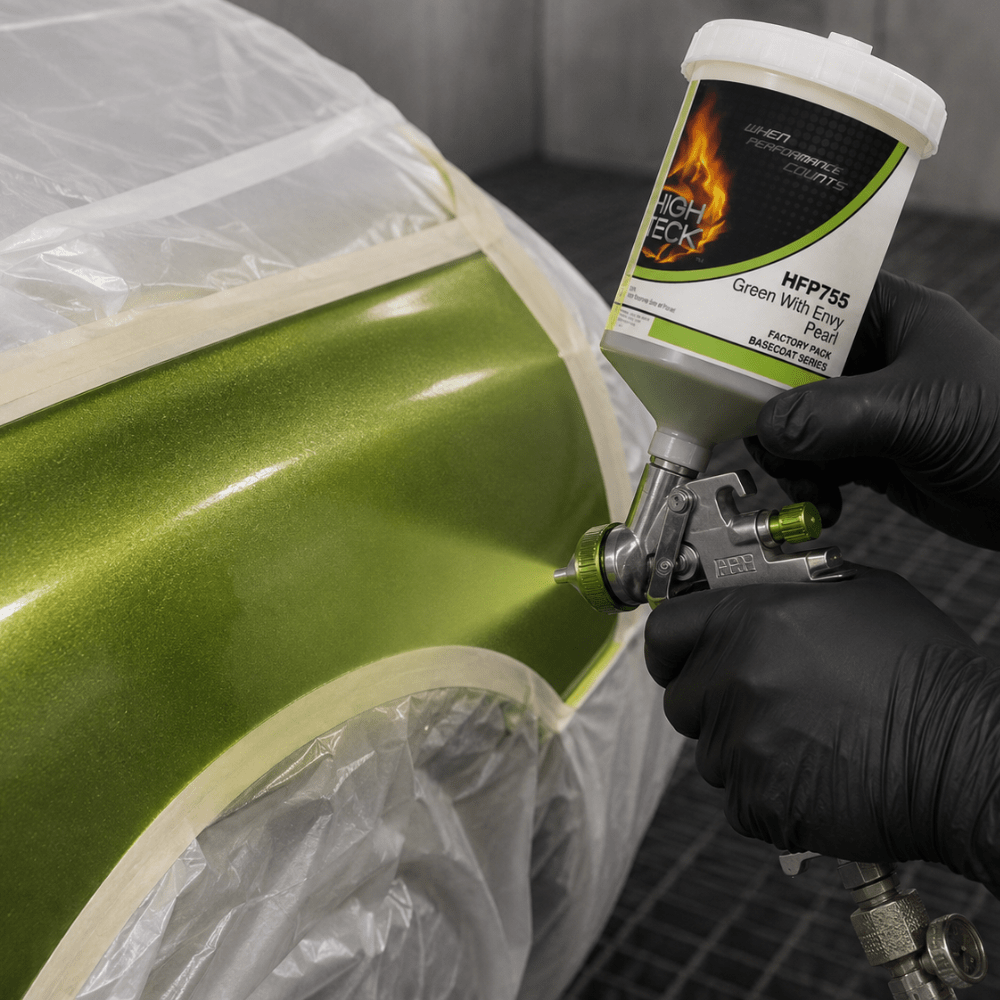 Green With Envy Chrysler PGE Basecoat Paint, Gallon, High Teck