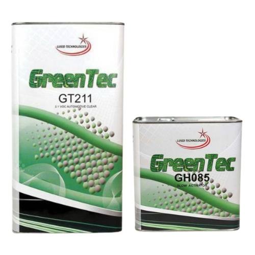 GreenTec GT211 2:1 Low VOC Clearcoat + Slow Hardener Kit, 5 L -GT2115L+GH08525L---Eagle National Supply