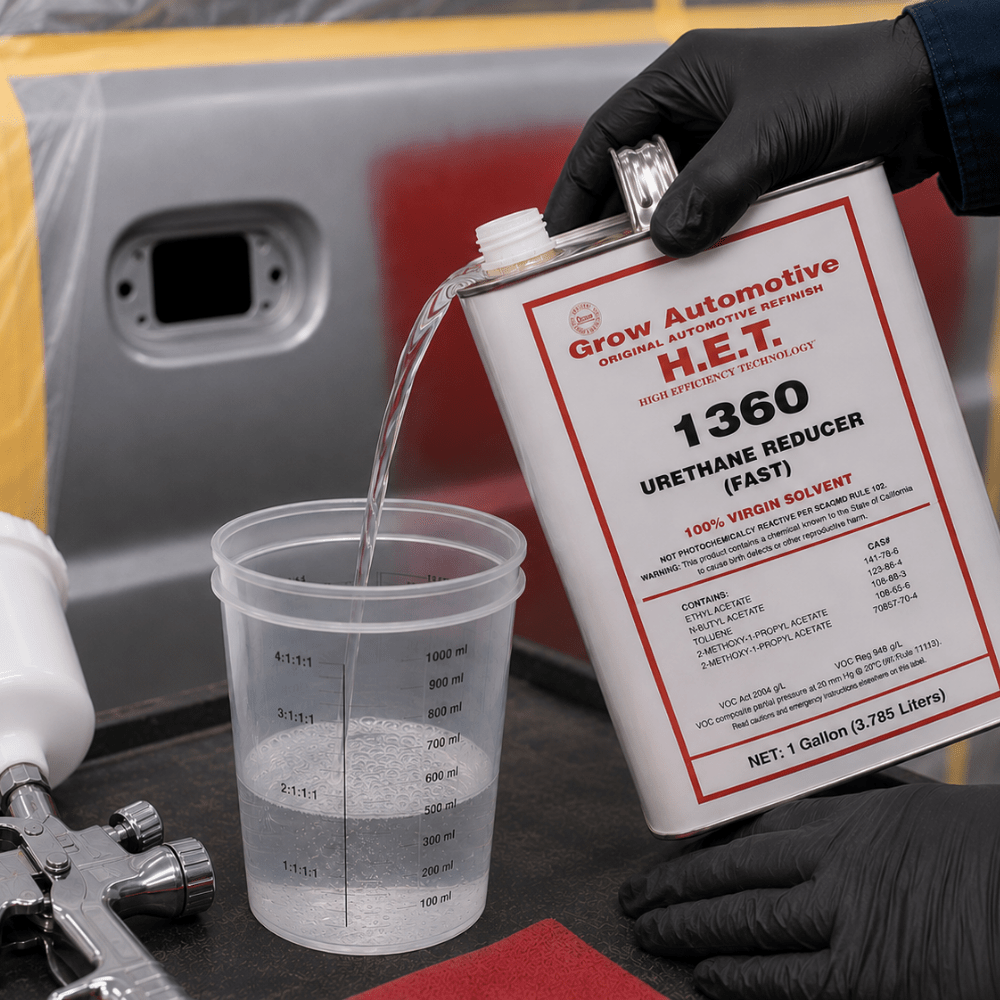 Grow Automotive 1360 Fast Urethane Reducer, Gallon