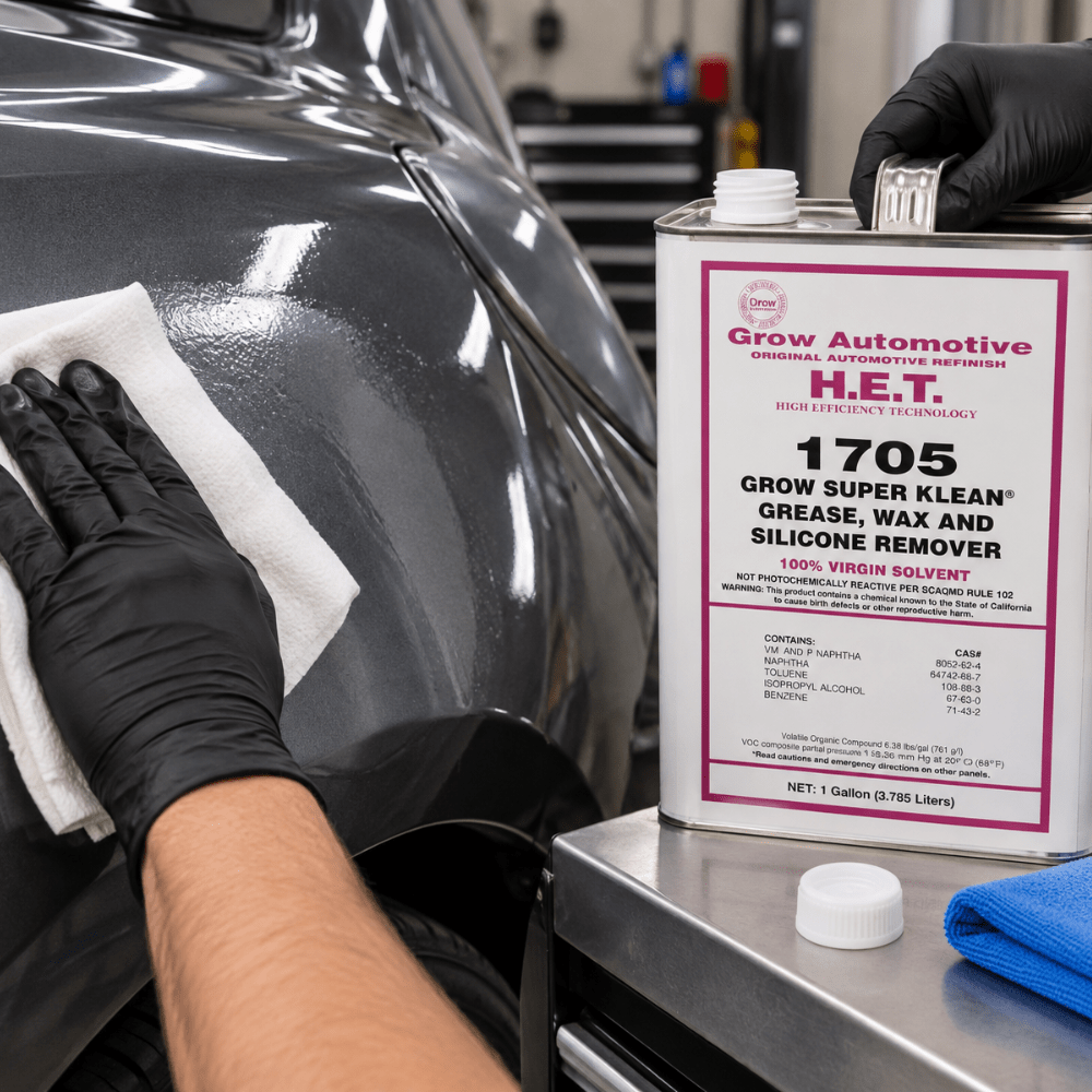 Grow Automotive 1705 Grease Wax and Silicone Remover, Gallon