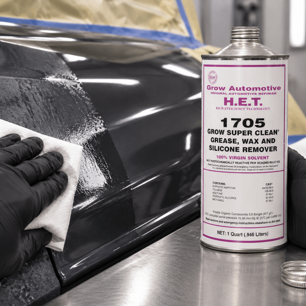 Grow Automotive 1705 Grease Wax and Silicone Remover, Quart