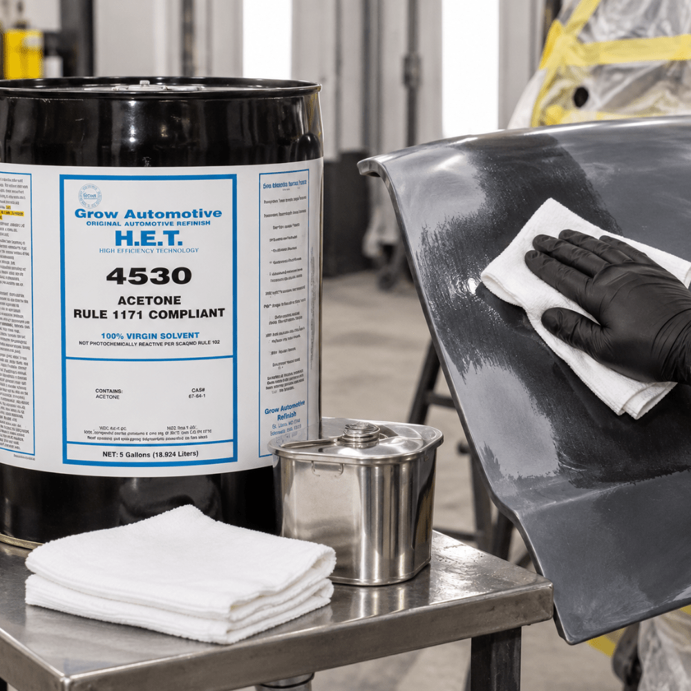 Grow Automotive low VOC Acetone Cleaning Solvent, 5 Gal