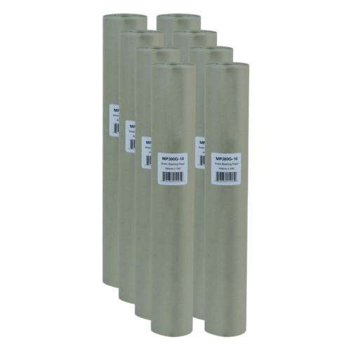 High Teck 18 in x 180 ft Green Masking Paper Hand Roll, Box of 8 -MP380G-18-CASE---Eagle National Supply