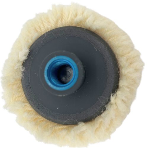 High Teck 3 Inch Dia Wool and Foam Buffing Pad Kit, 6 pc