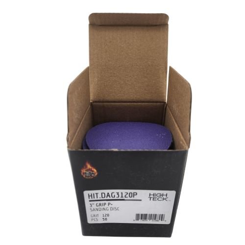 High Teck 3 Inch Purple Ceramic Grip Sanding Disc | 50 pk