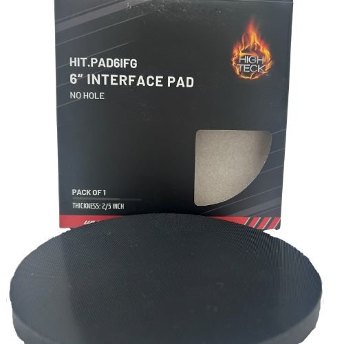 High Teck 6" Dia Velcro Interface Pad for Palm Sanders | 0.40" T