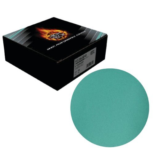 High Teck 6" Inch Economy Green Velcro Sanding Disc | 50 pk