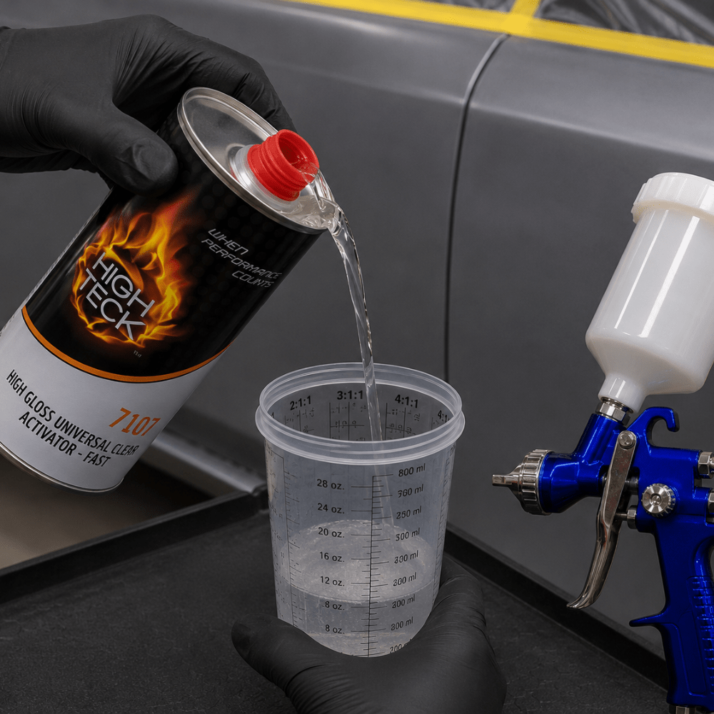 High Teck 7101 Fast Activator for use with Clearcoats, qt