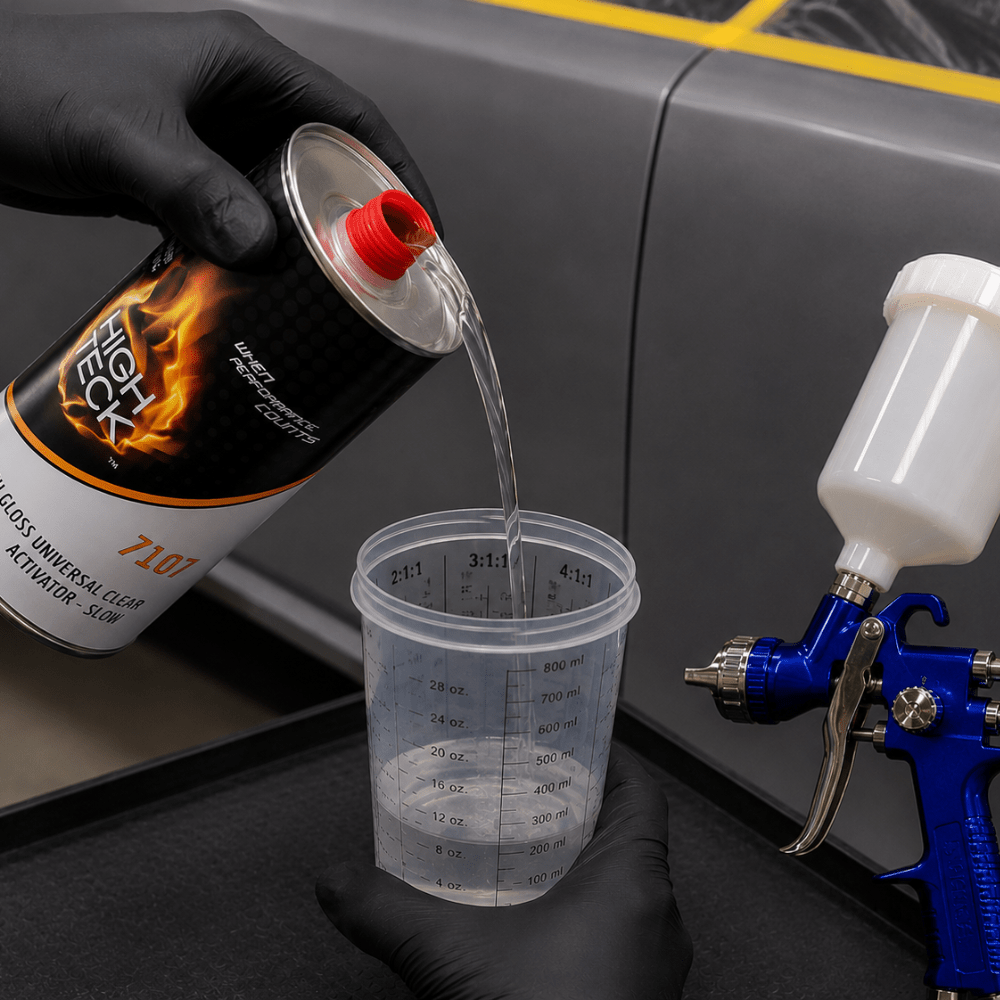 High Teck 7103 Slow Activator for use with Clearcoats, qt