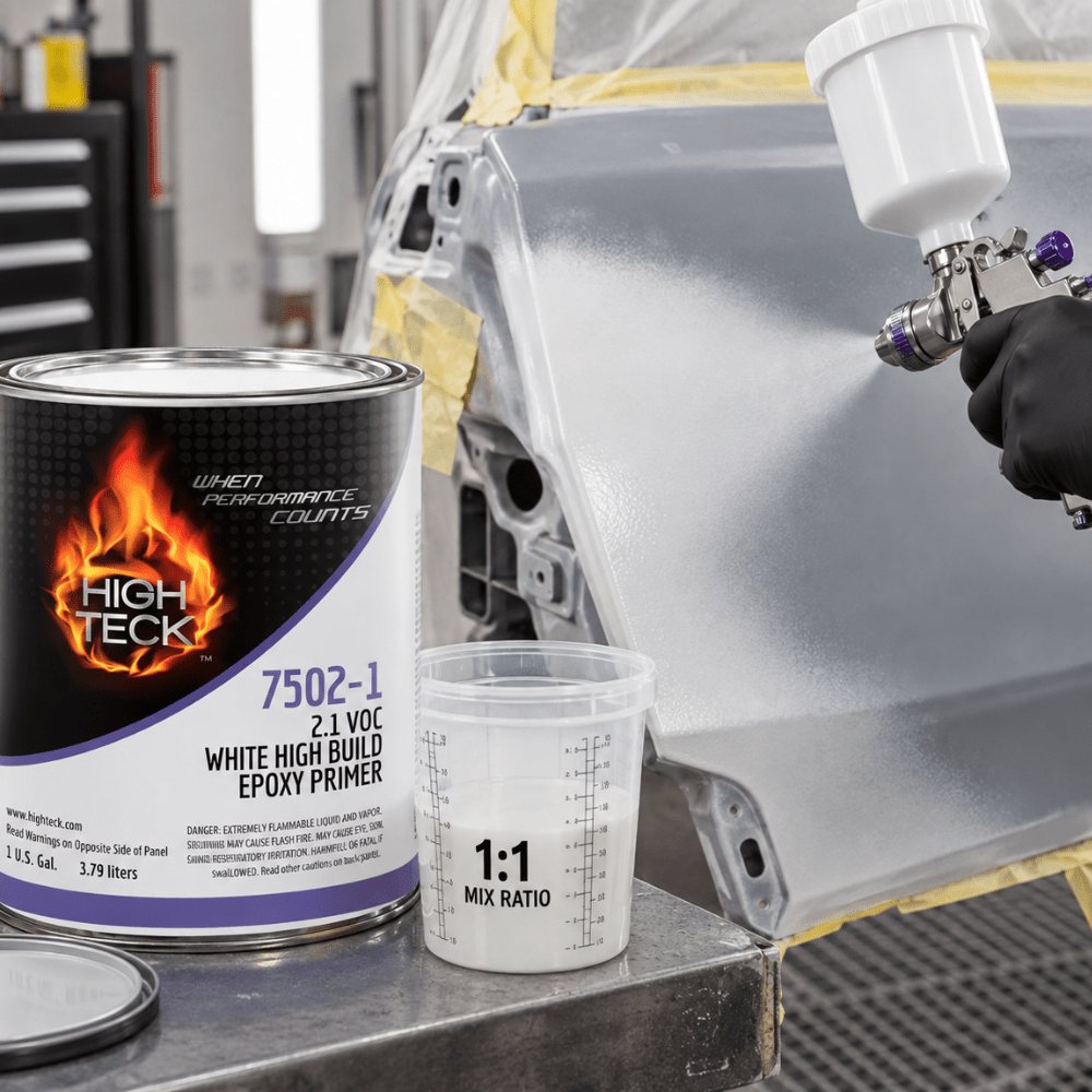 High Teck 7502 White 2K Epoxy Primer 1:1 Mix, Gallon