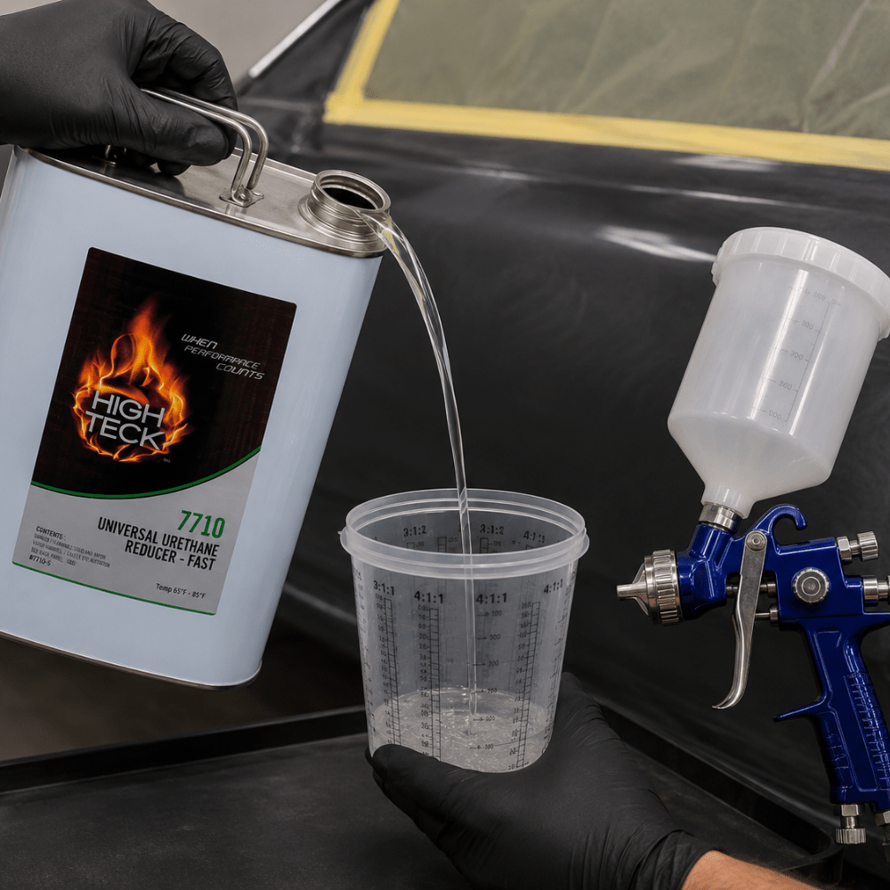High Teck 7710 Fast Speed/Temp Urethane Reducer, 5 Gal Jug