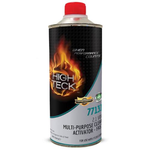 High Teck 77131 Fast Activator for use with 77130 Clearcoat, qt -77131-4---Eagle National Supply
