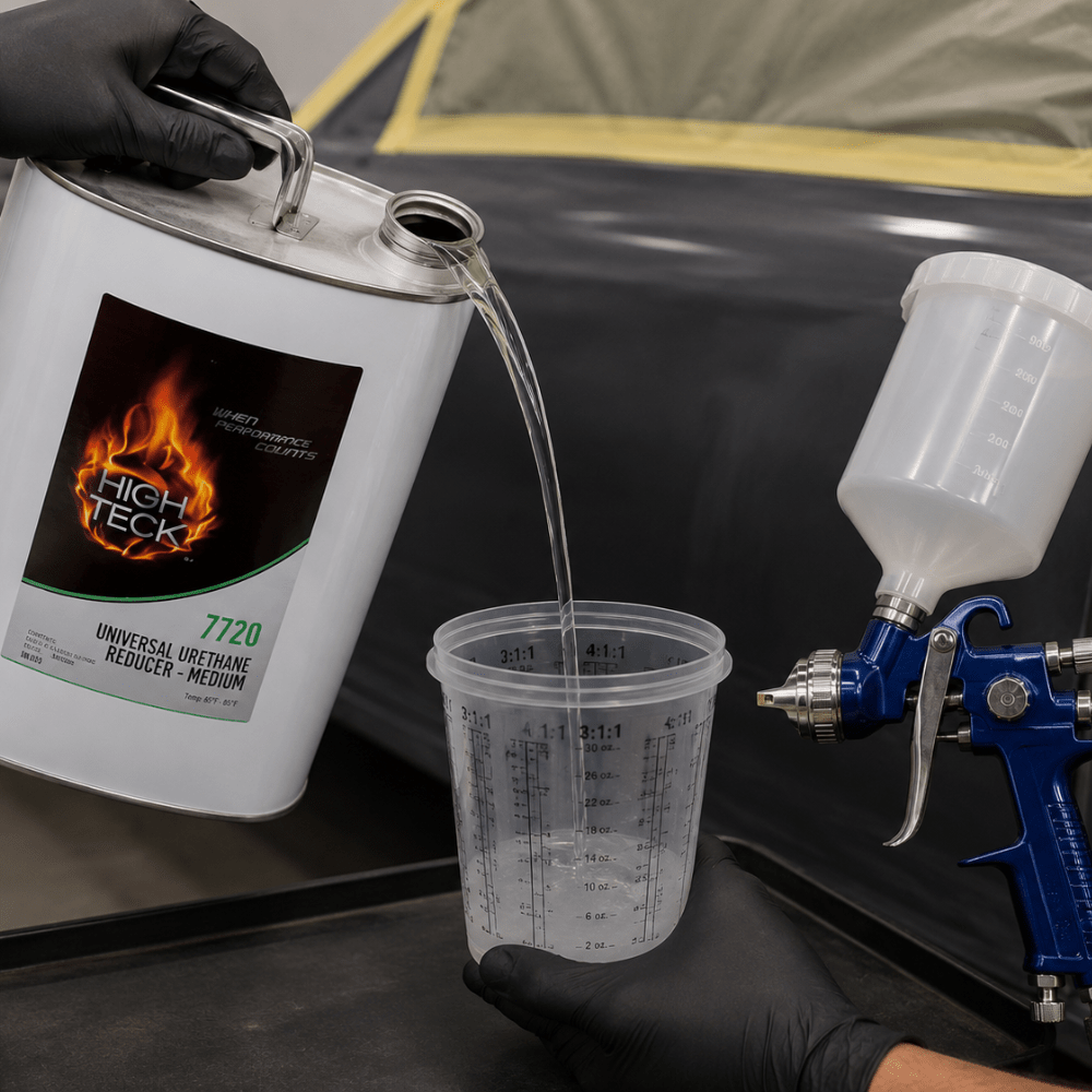 High Teck 7720 Medium Speed/Temp Urethane Reducer, 5 Gal Jug