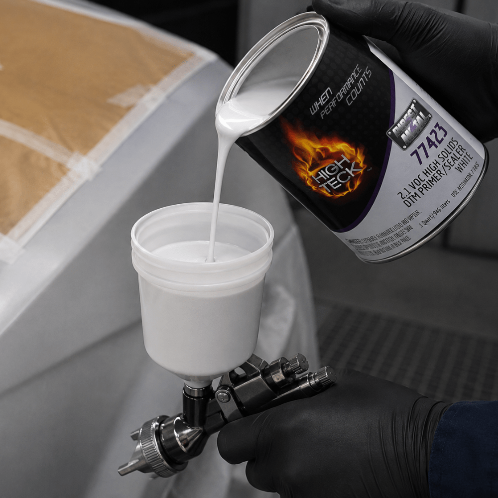 High Teck 77423 White 2K DTM Primer/Sealer, Quart