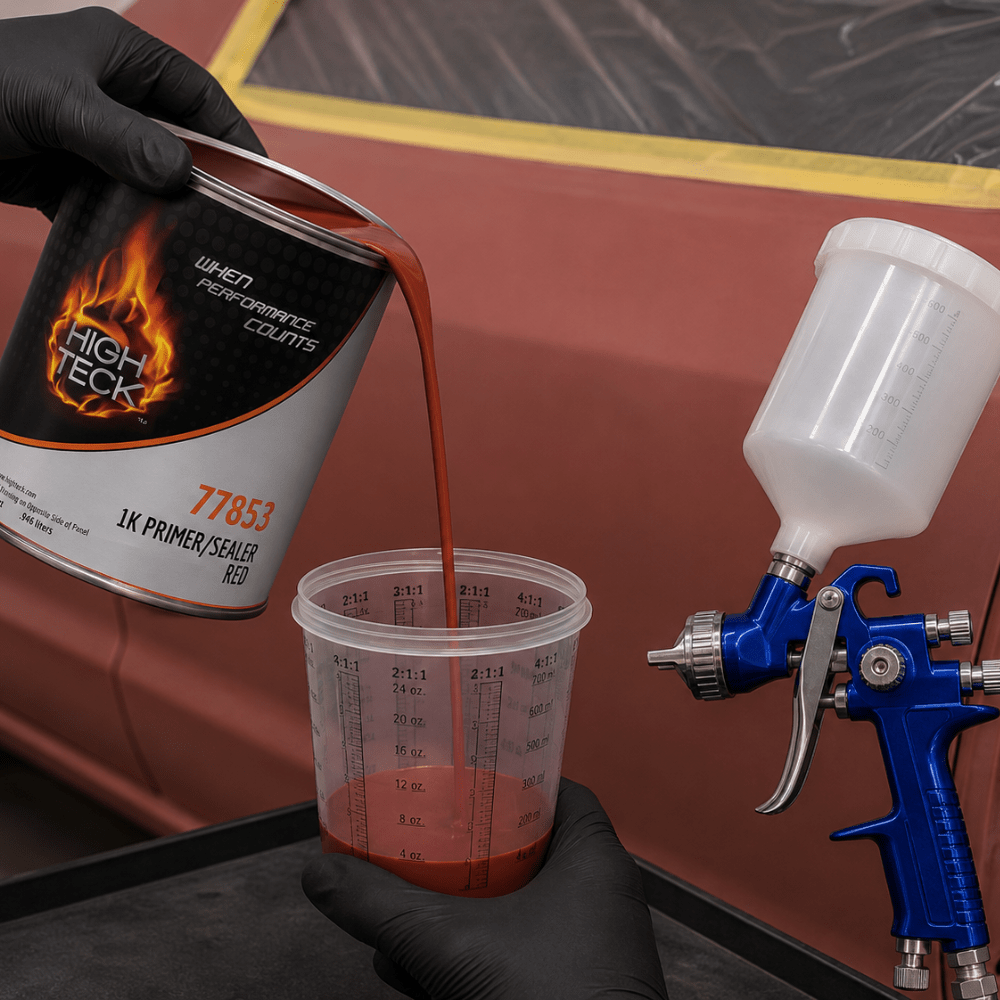 High Teck 77853 Red 1K Primer/Sealer, Quart