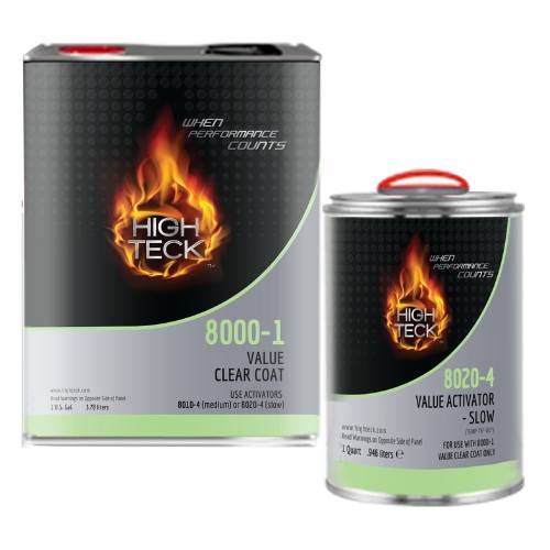 High Teck 8000 Gallon Value Clearcoat + Slow Activator Kit