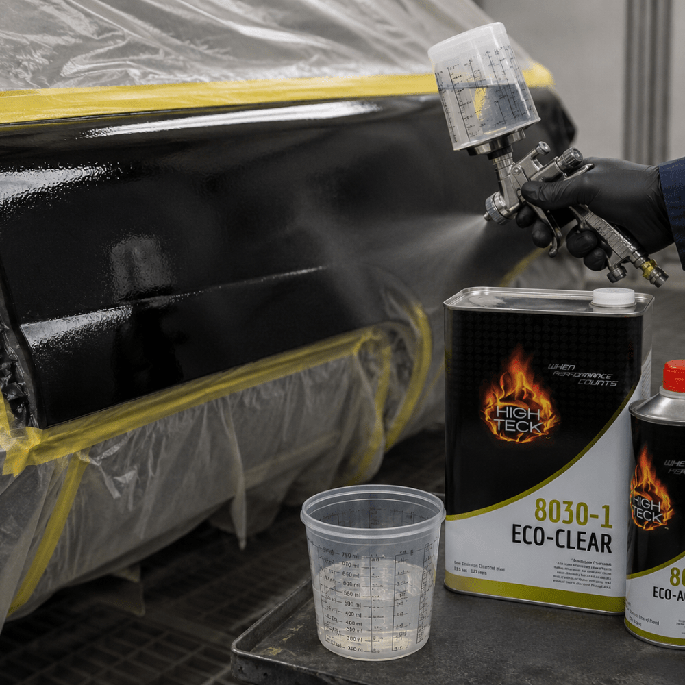 High Teck 8030 Gallon Eco-Clear + 8032 Medium Activator Kit