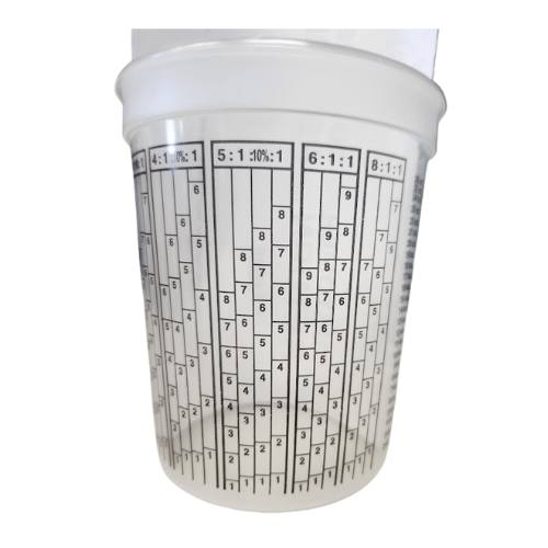 High Teck MC32 Quart Mixing Cups, Box of 100 - MC32 - Eagle National Supply