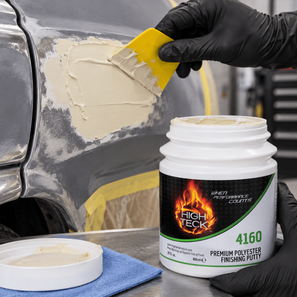 High Teck Premium Polyester Finishing Putty 30 oz