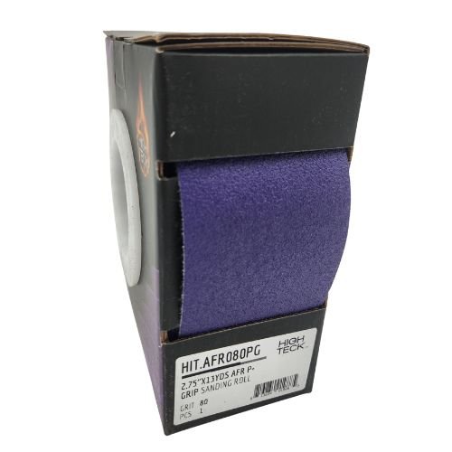 High Teck Velcro Back Purple Ceramic Sanding Roll | 2.75"x39'