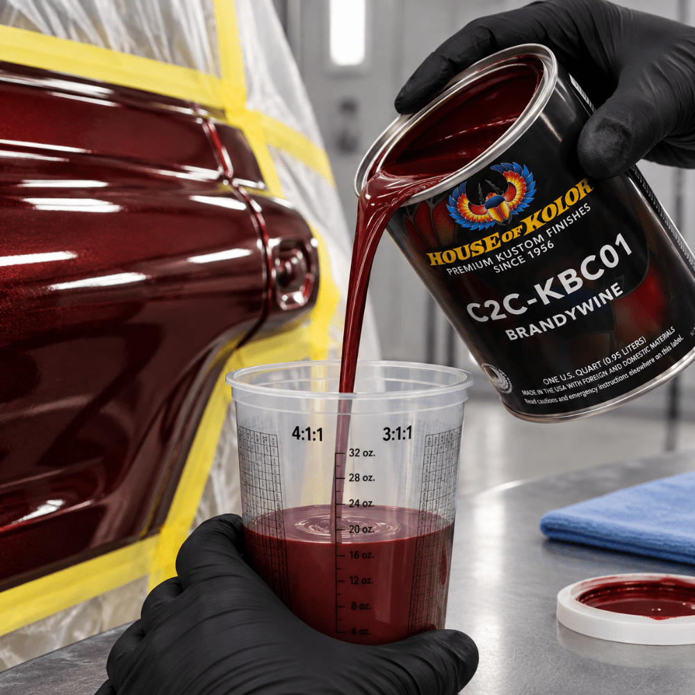 House of Kolor C2C-KBC01 Brandywine Universal Basecoat, QT