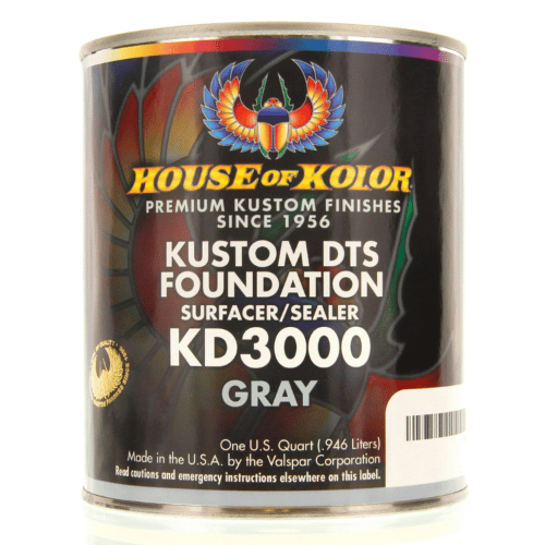 HOUSE OF KOLOR KD3000 Gray DTS Primer Surfacer/Sealer, Qt - KD3000 - Q01 - Eagle National Supply